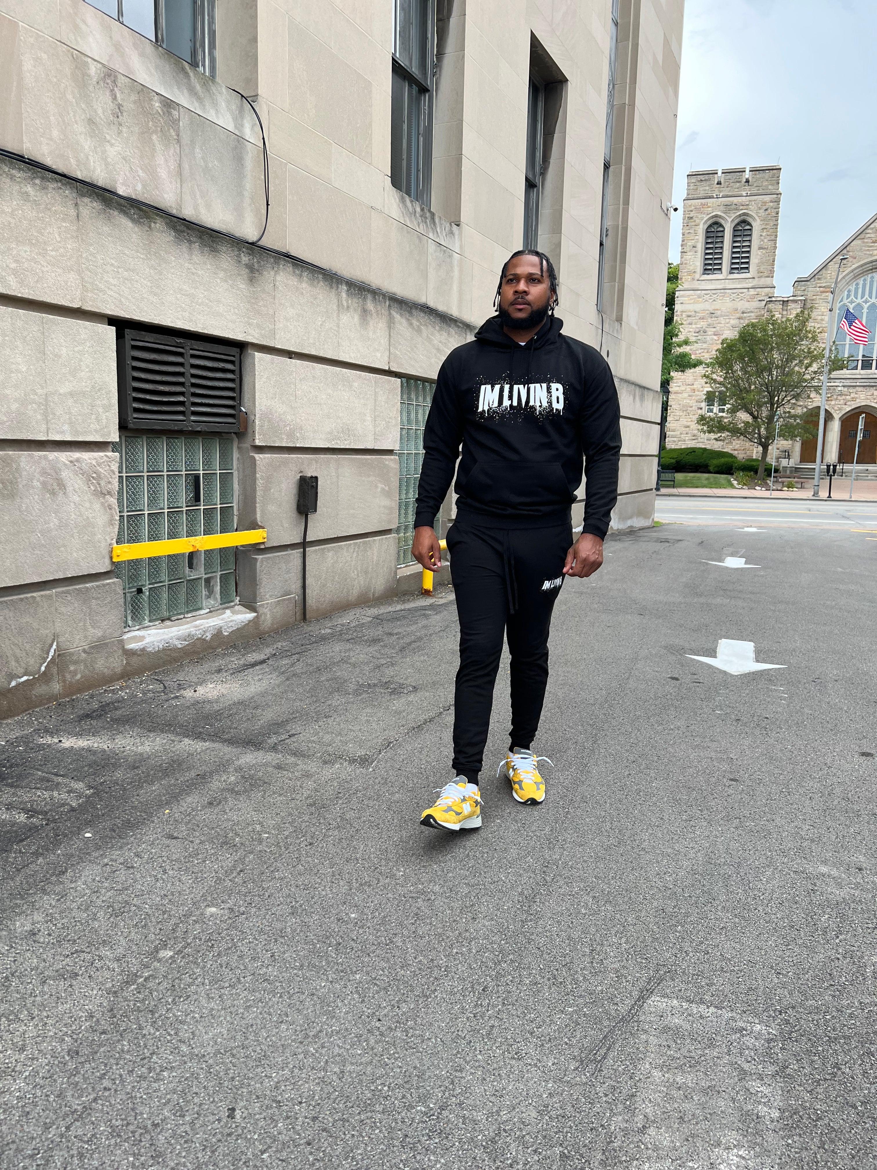 $59 Tour Splash Joggersuit (Black)