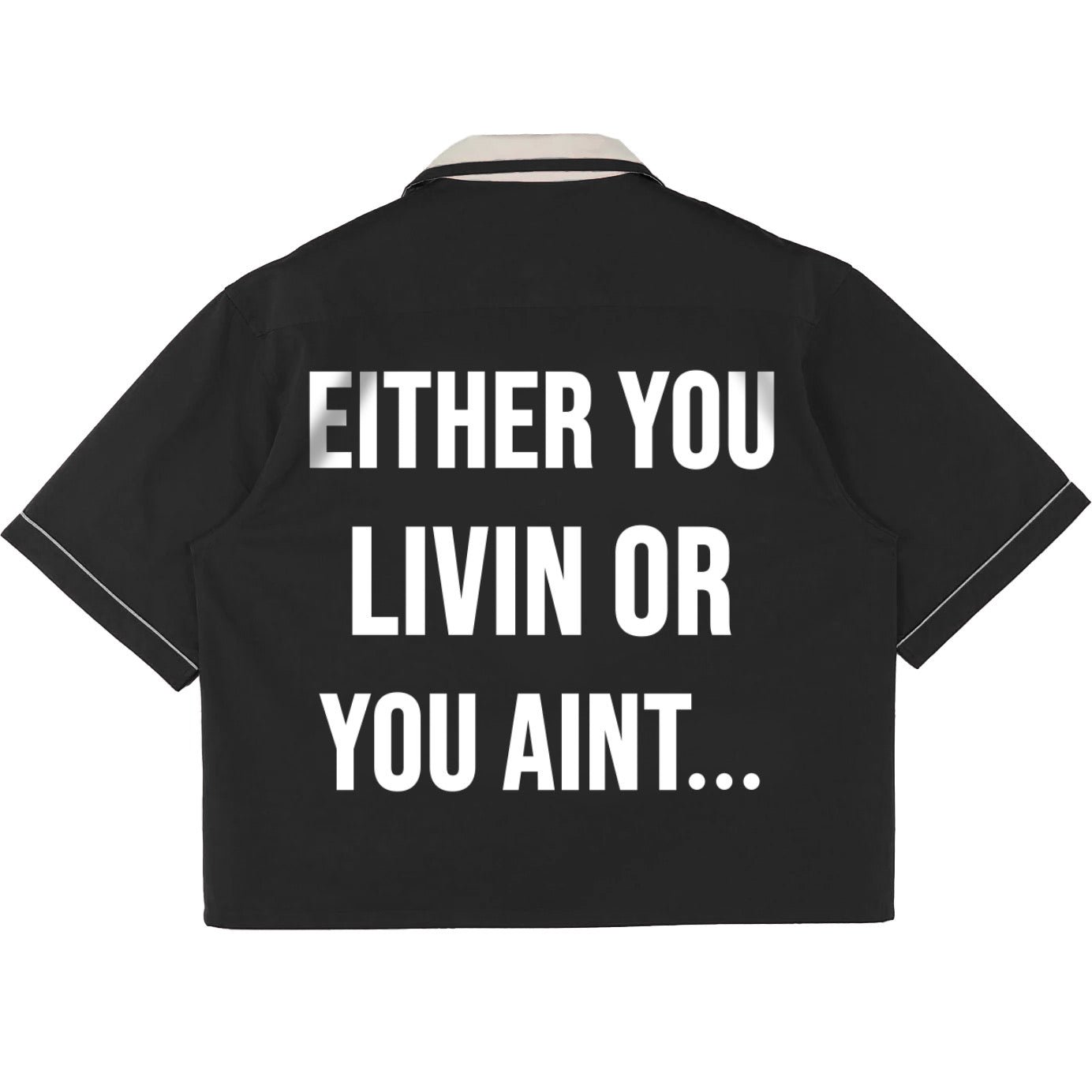Bowling Shirt (Black/White)