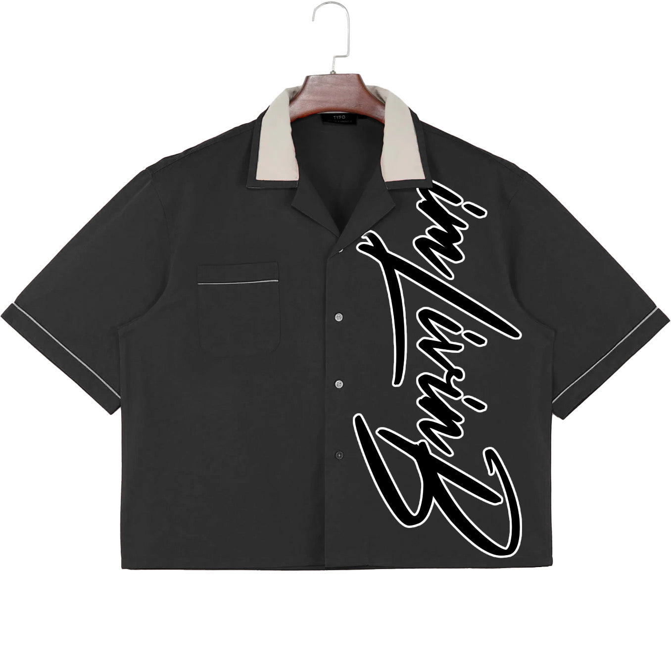 Bowling Shirt (Black/White)