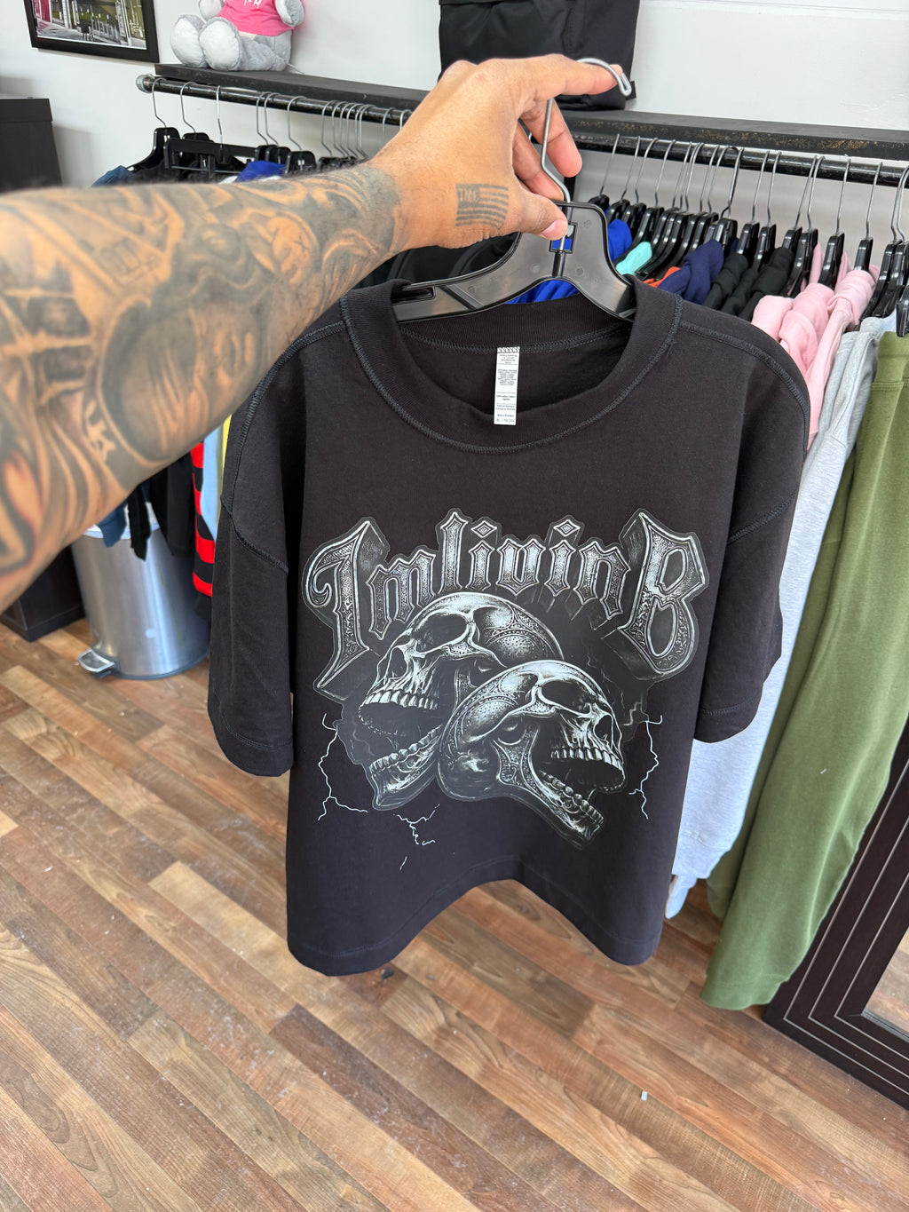 Outlaw Cropped Men’s T (Black)