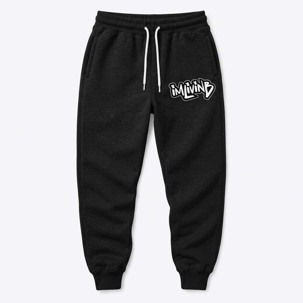 Graffiti Jogger Set Bottom Black (Pants Only)