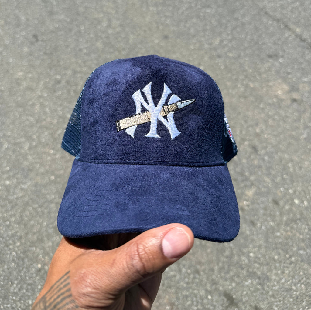 Trap World Series Snapback (All Navy)