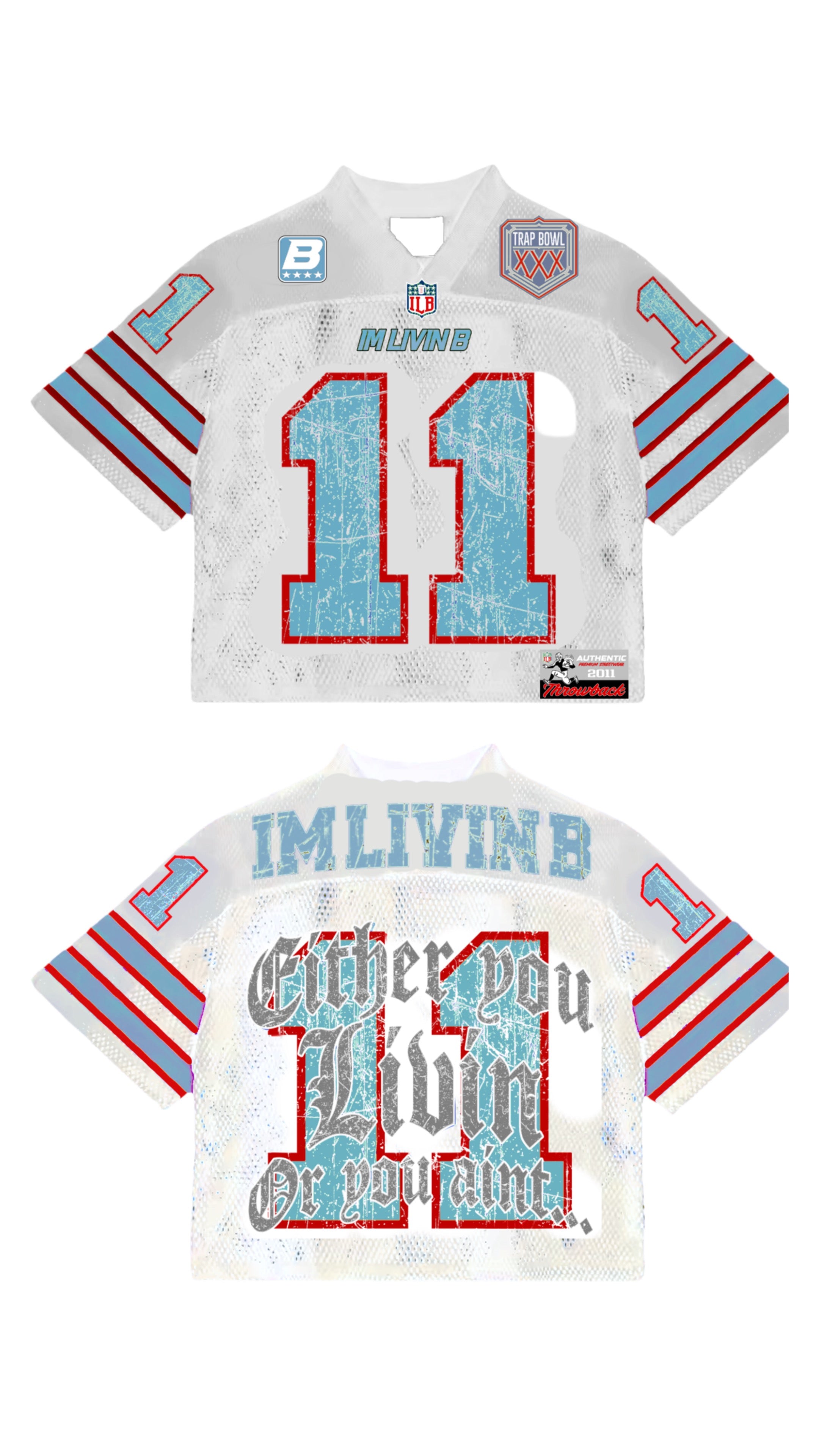 Trap Bowl Jersey (Oilers White)