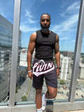 Livin Mesh Shorts (Black/Pink)