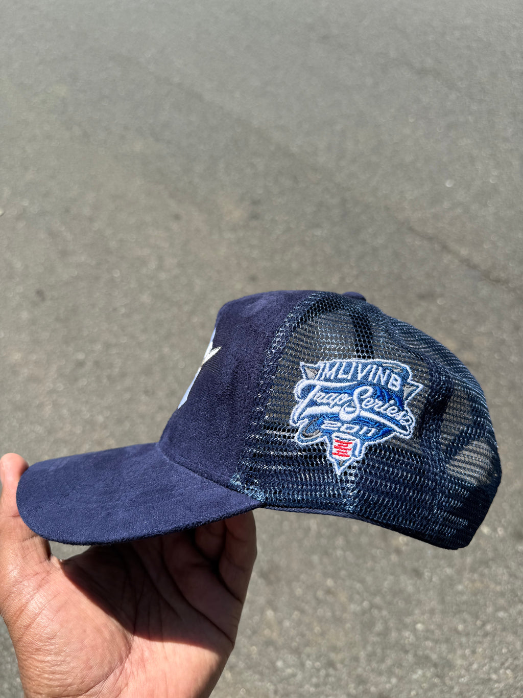 Trap World Series Snapback (All Navy)