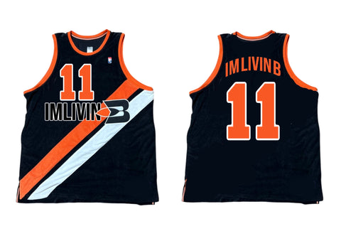 Trap Olympics Basketball Jersey (BRAVES BLK/ORANGE)