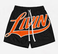 Livin Mesh Shorts (Black/Orange)