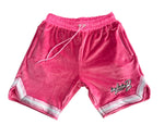 Velour Suede Don Shorts (Pink)