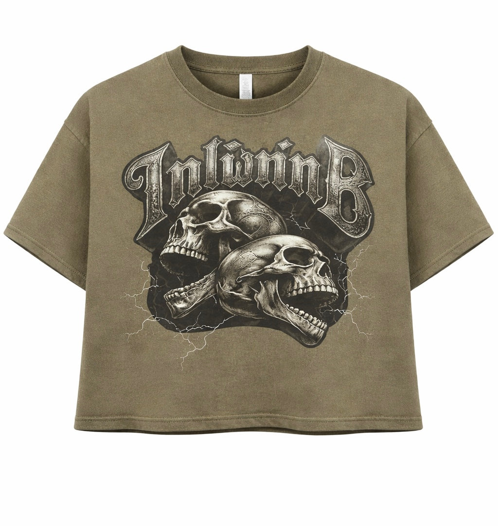 Outlaw Cropped Men’s T (Mushroom)