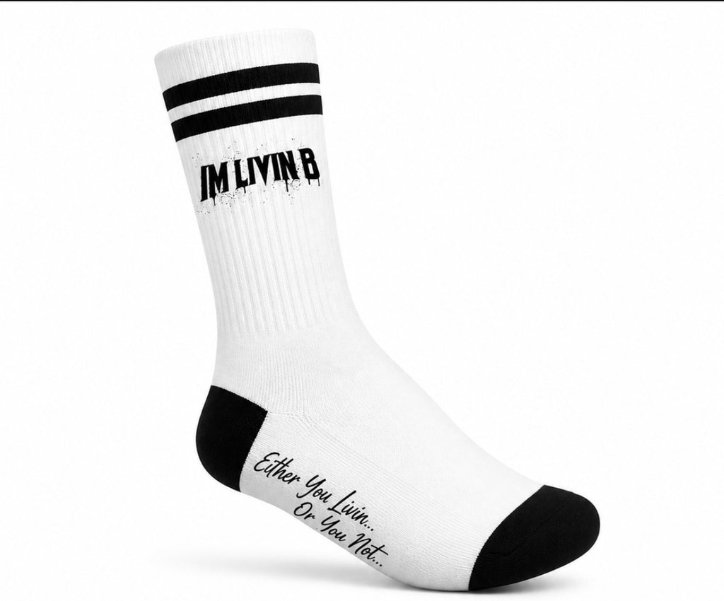 ILB Socks (White/Black)