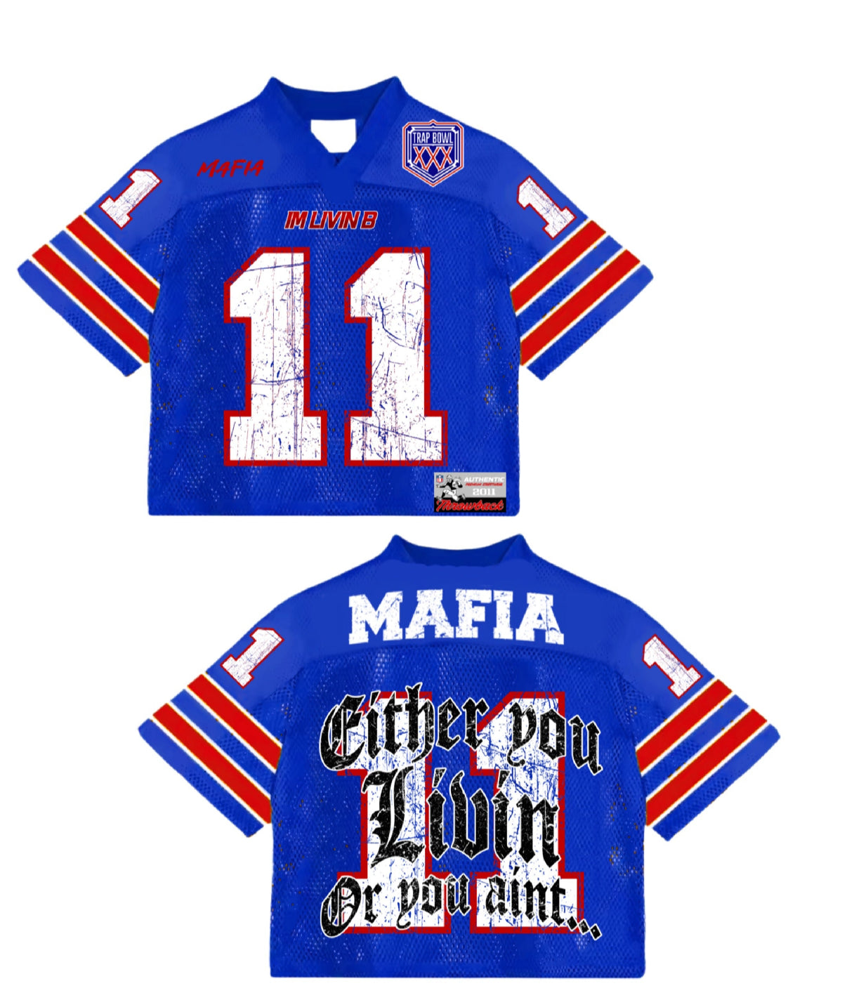 Trap Bowl Jersey 2XL (Royal)