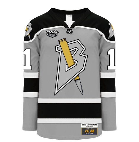 Trappers Cup Hockey Jersey (Grey/Black)