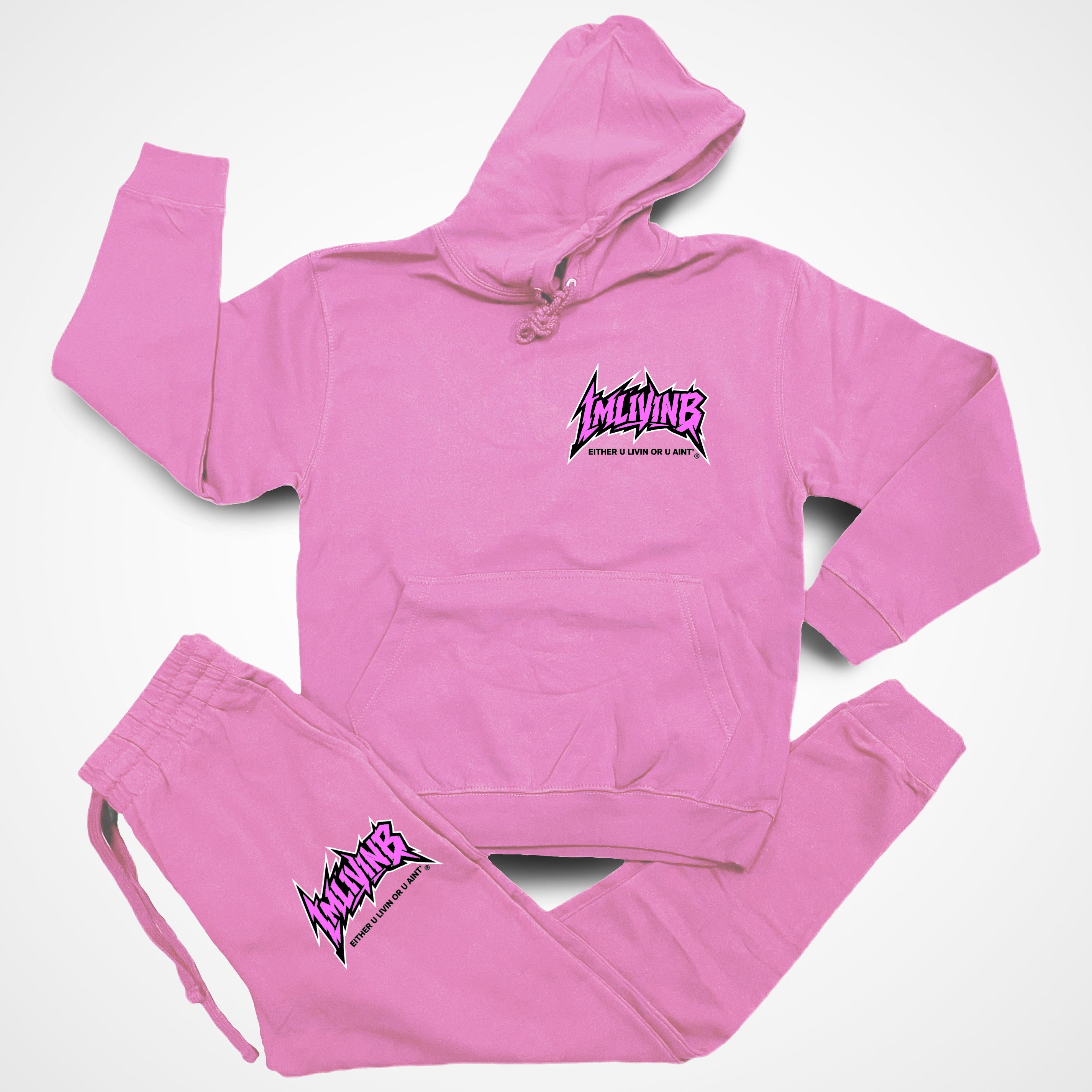 Vision Left Chest Joggersuit (Pink)