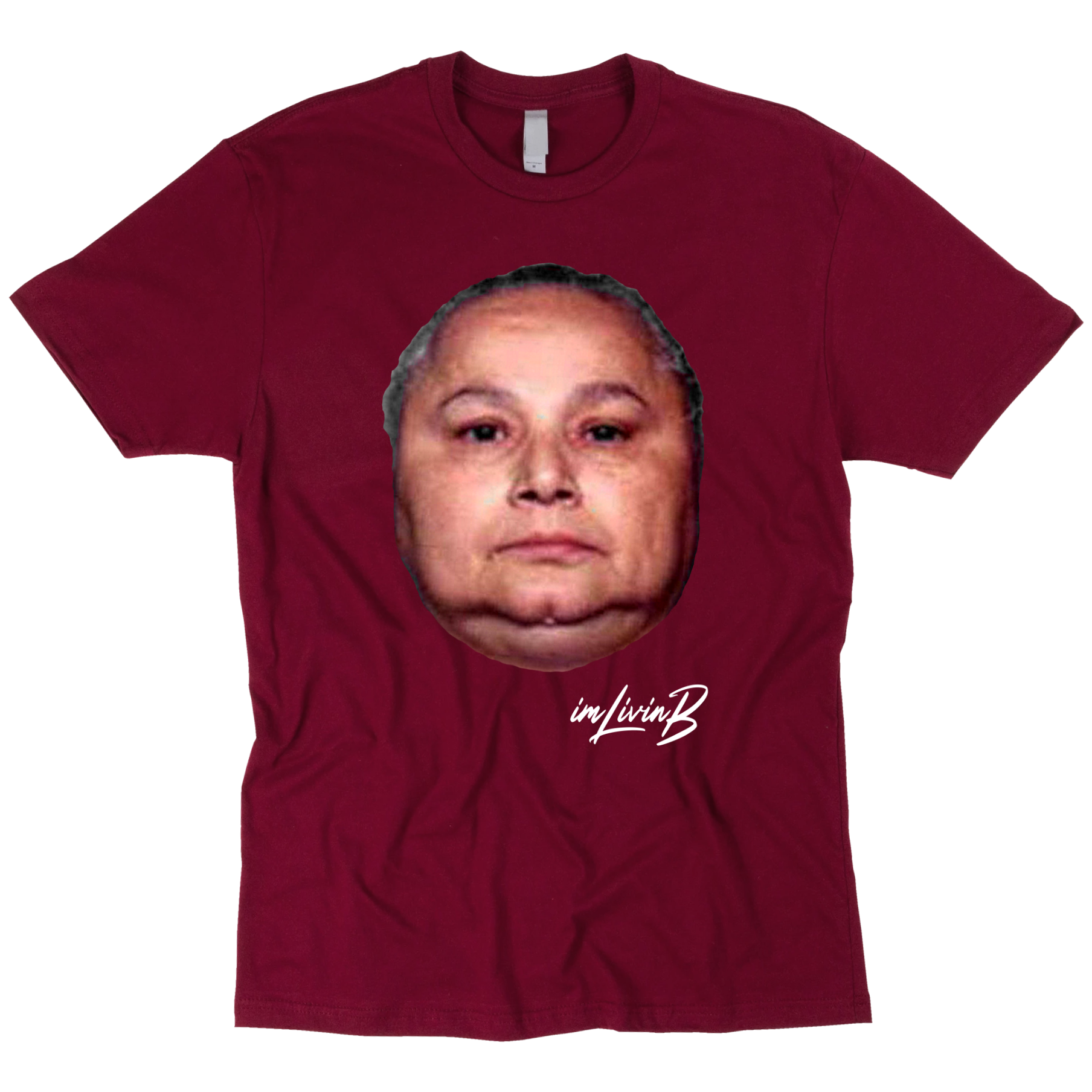 Griselda Face T (Burgandy)