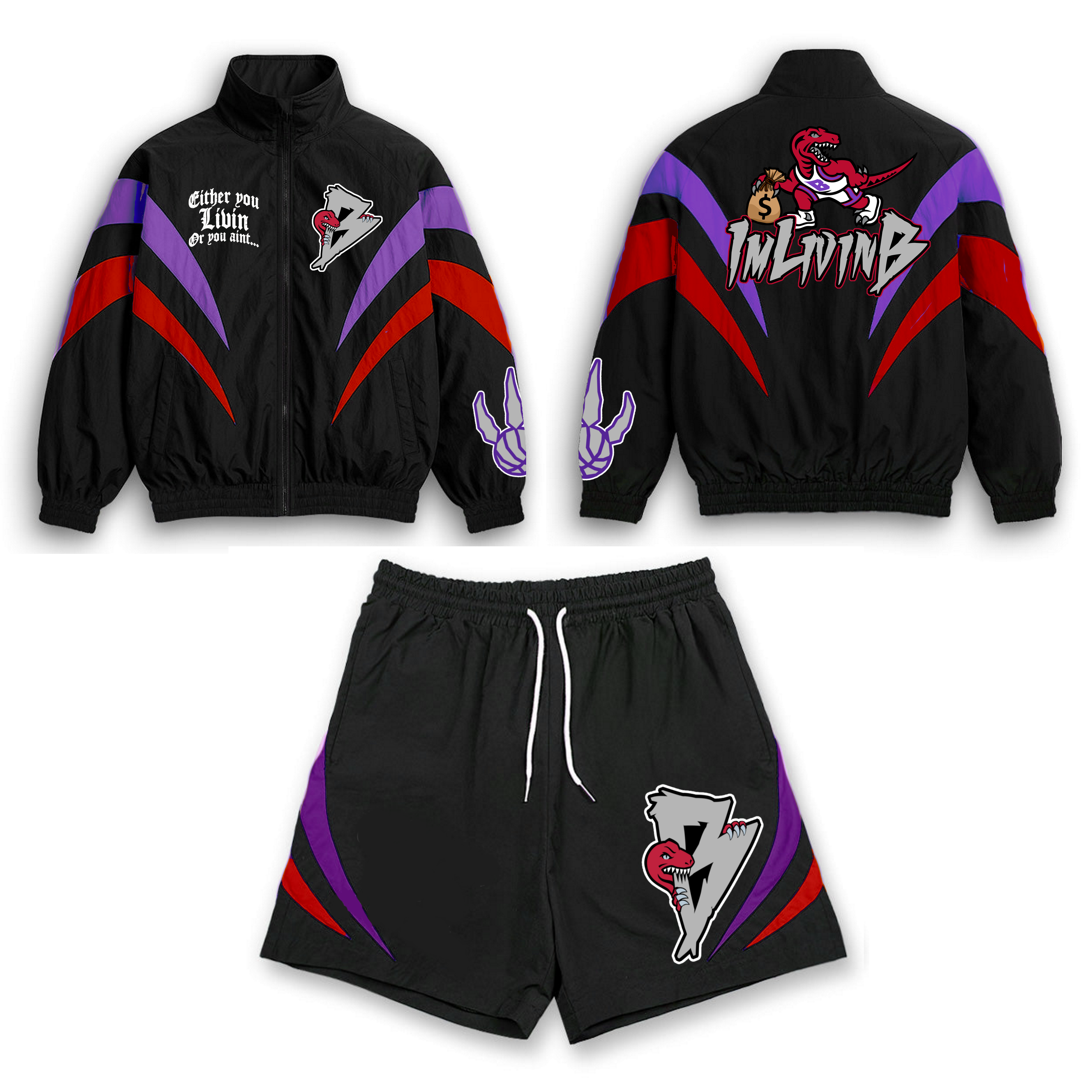 Retro Short Set (Raptors)