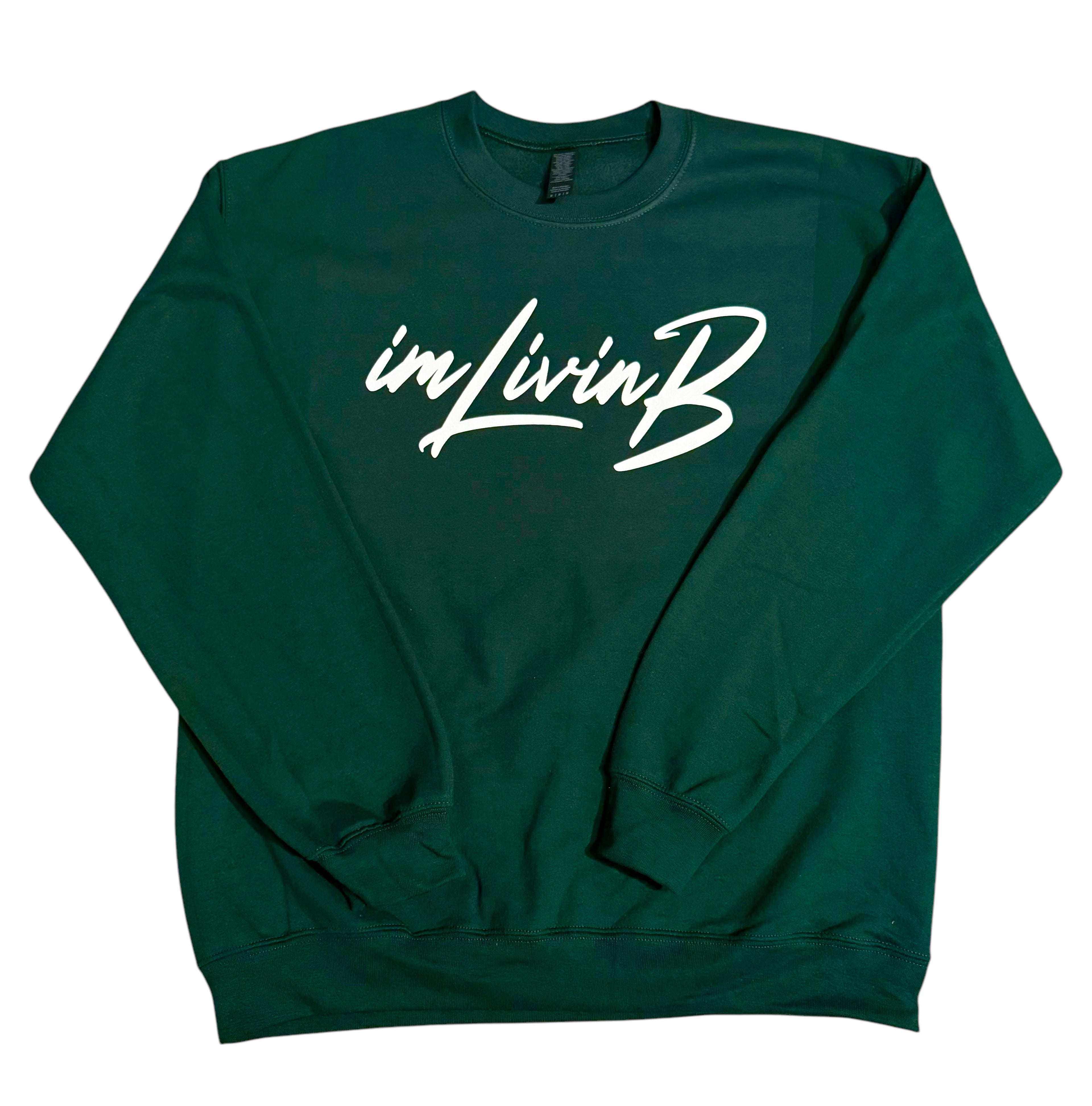 $19 Legacy Logo Crewneck Sweatshirt (Bottle Green)