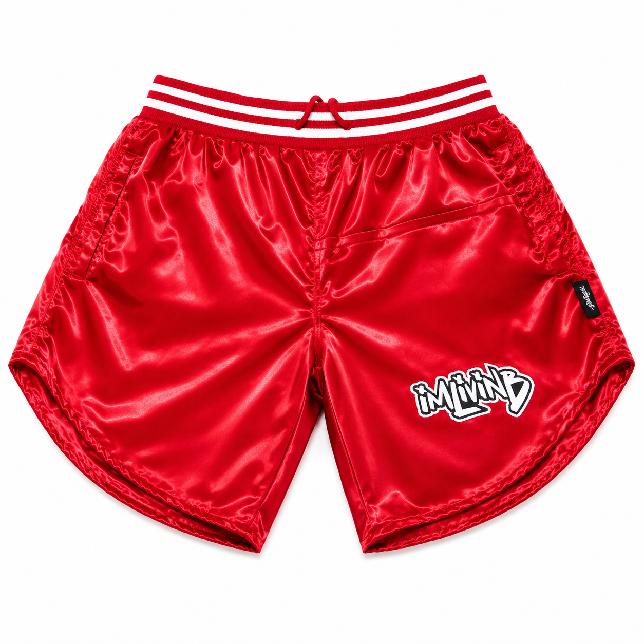 Satin Shorts (Red)