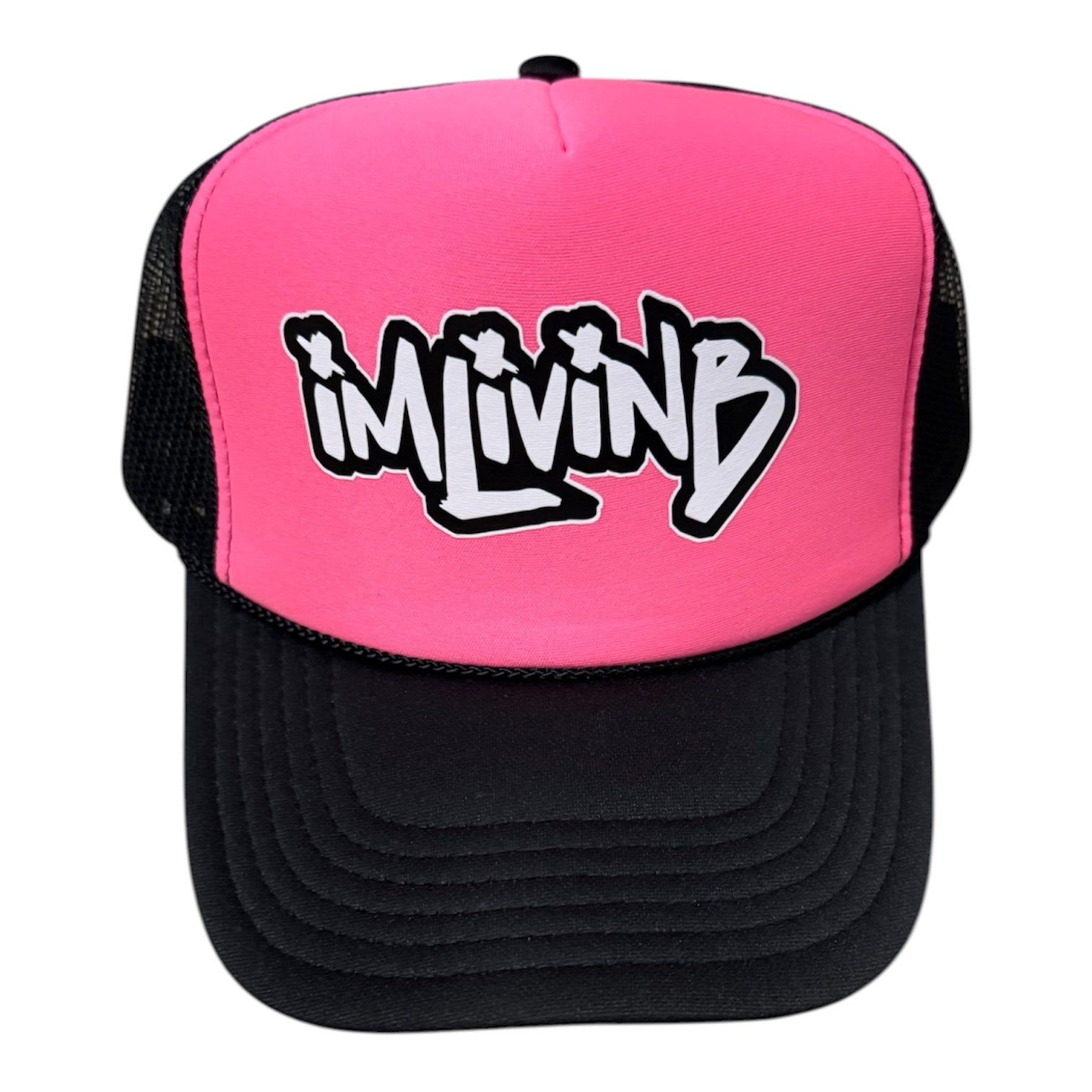 Graffiti Logo Trucker (Pink/Black)