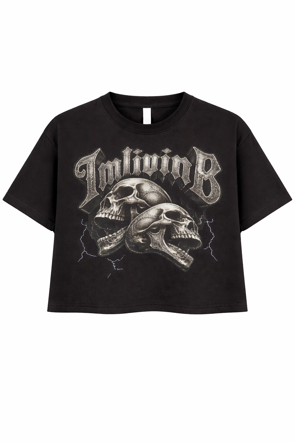Outlaw Cropped Men’s T (Black)