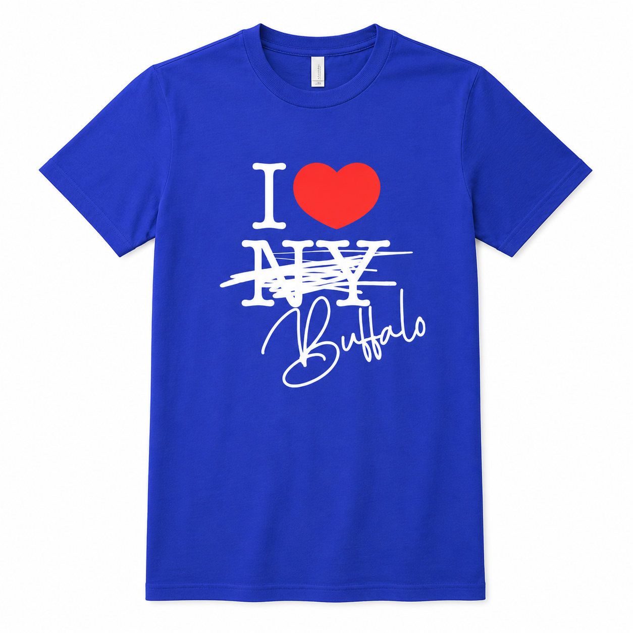 I Love Buffalo NY T (Royal)