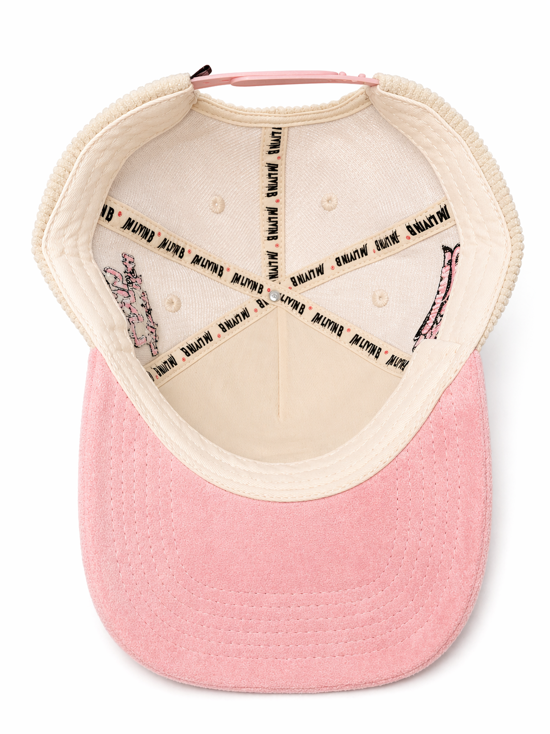 Trap World Series SnapBack (Powder Pink/Cream)
