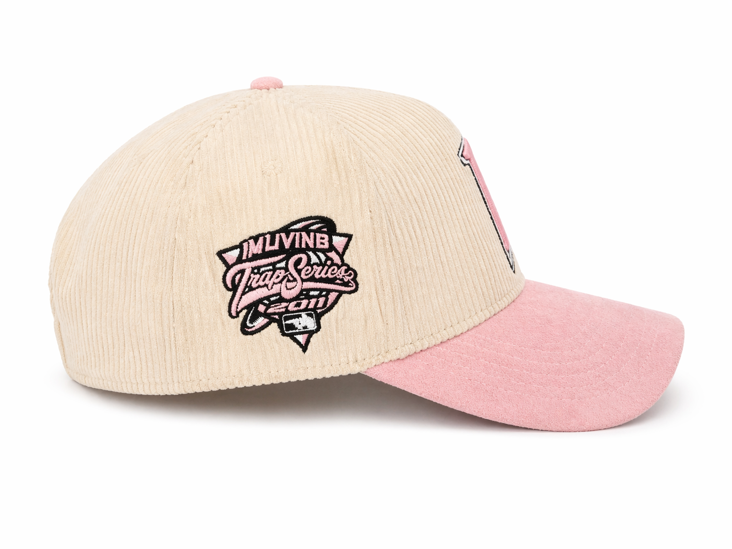 Trap World Series SnapBack (Powder Pink/Cream)