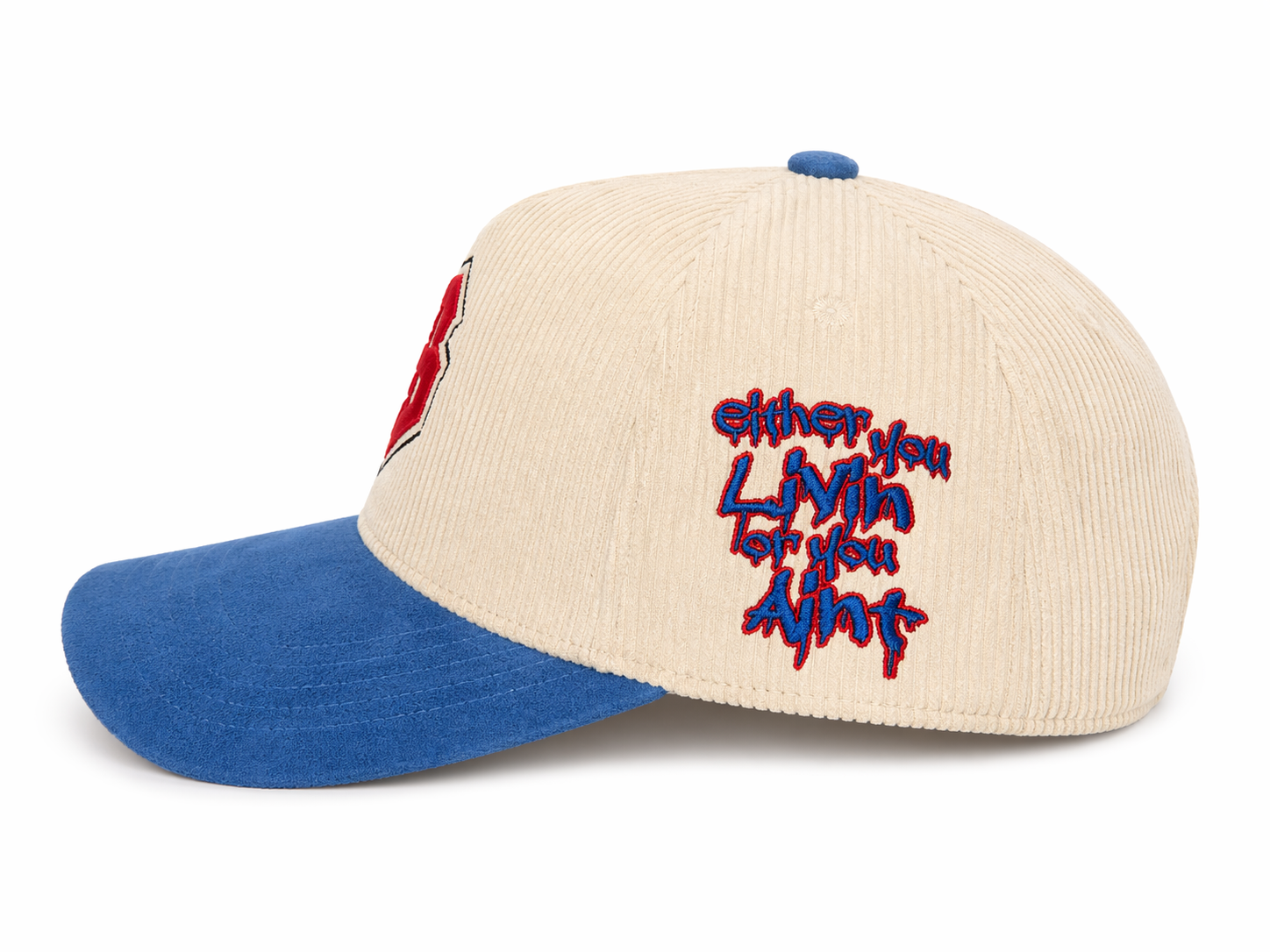 Trap Bowl Snapback (Royal/Oatmeal)