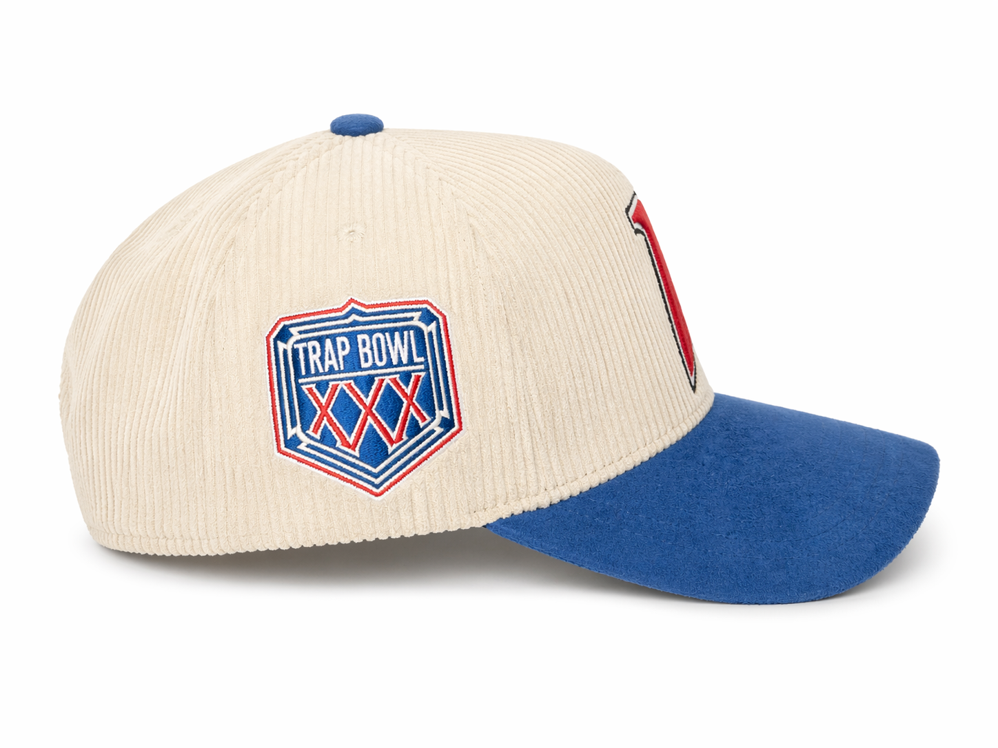 Trap Bowl Snapback (Royal/Oatmeal)