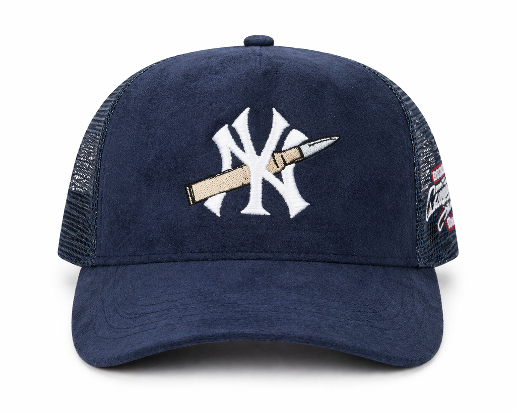 Trap World Series Snapback (All Navy)