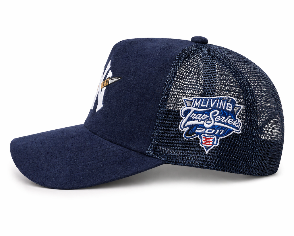 Trap World Series Snapback (All Navy)