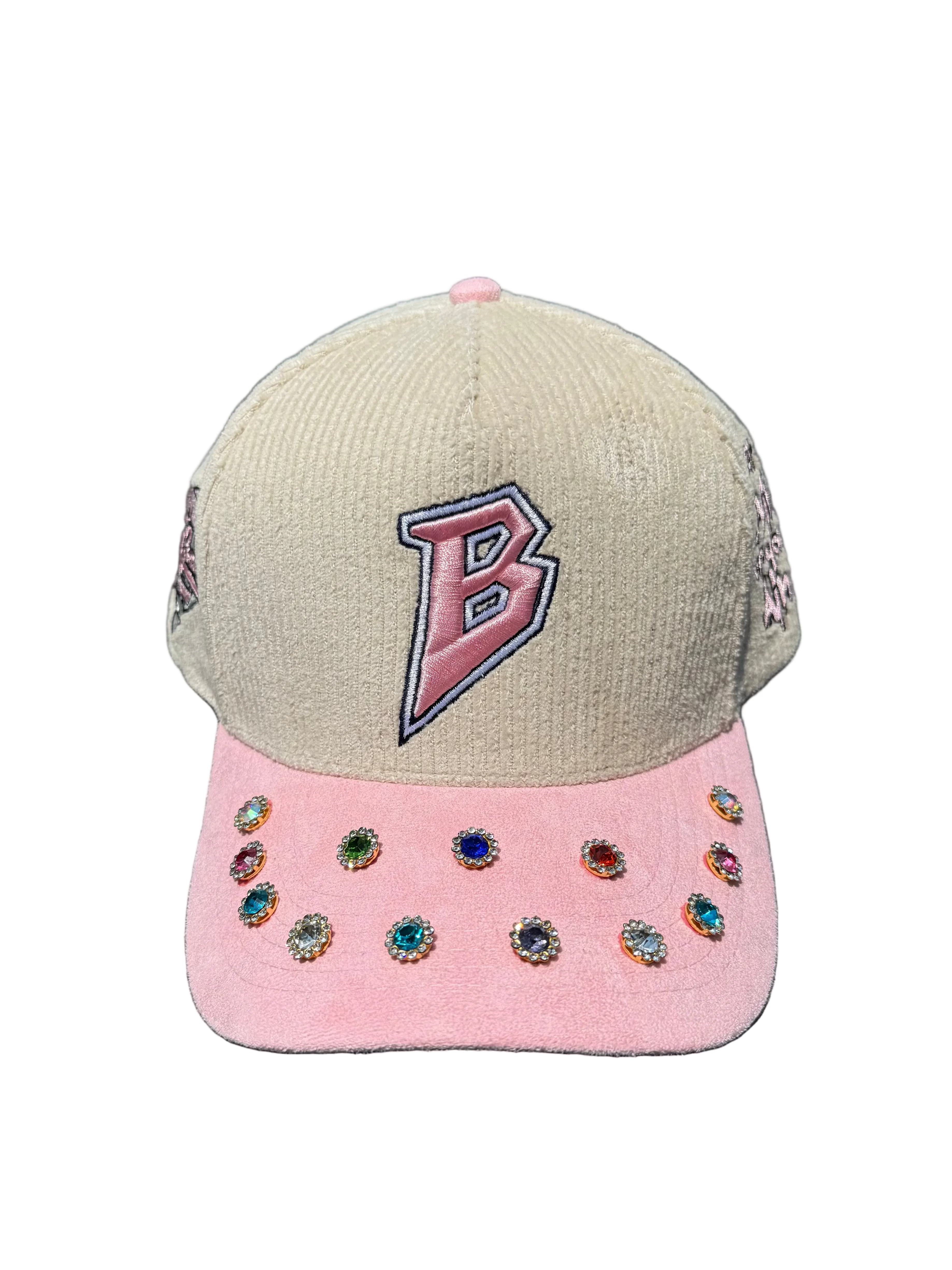 Crystal Trap World Series Snapback (Powder Pink/Cream)