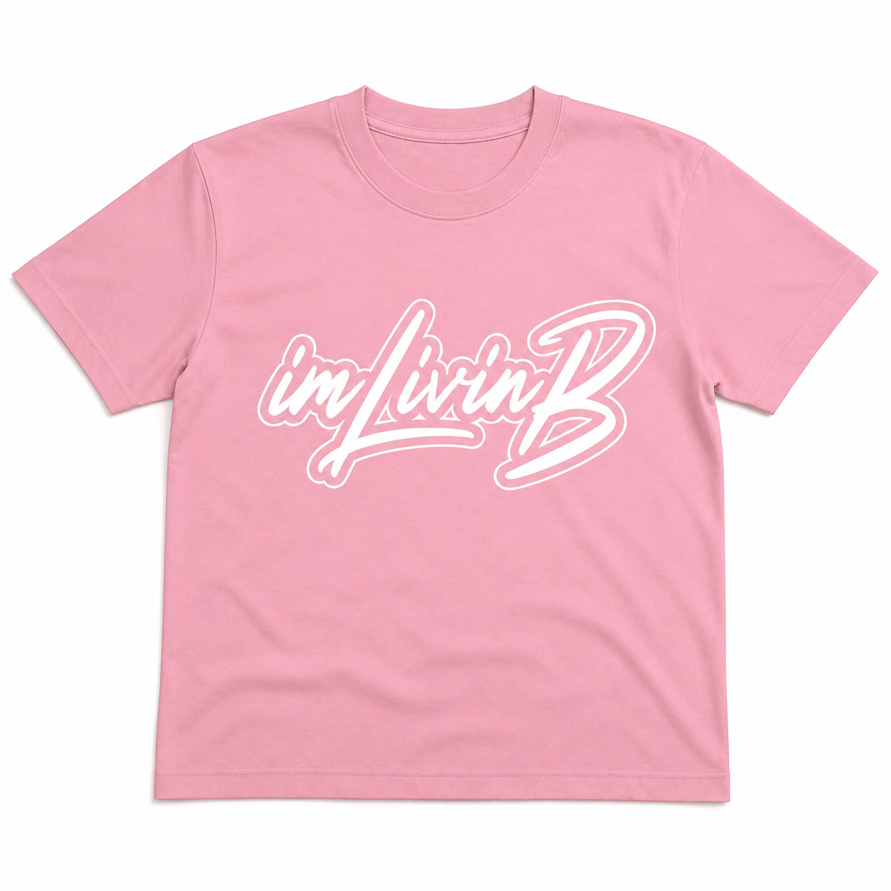 Cursive Logo T (Pink)