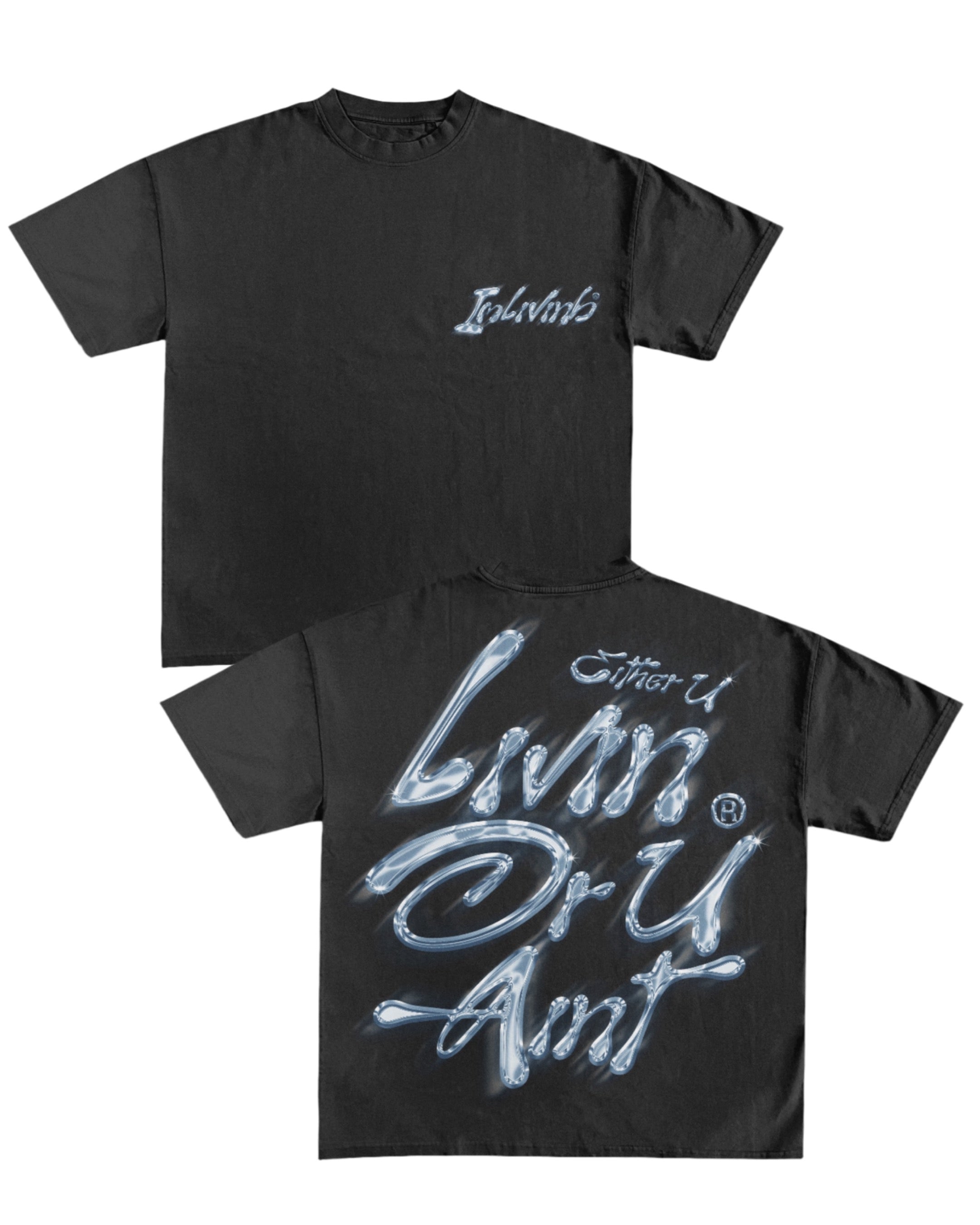 Ice Slogan T (Black)