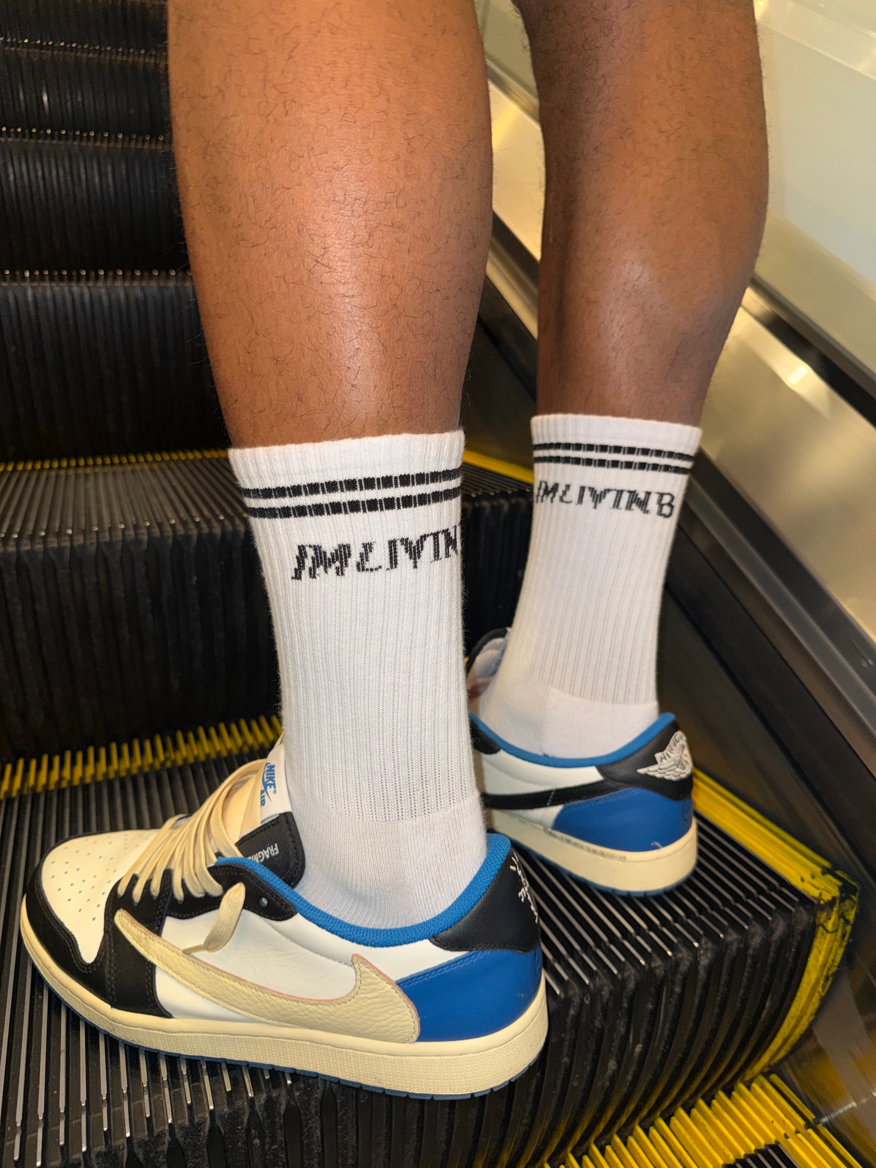 ILB Socks (White/Black)