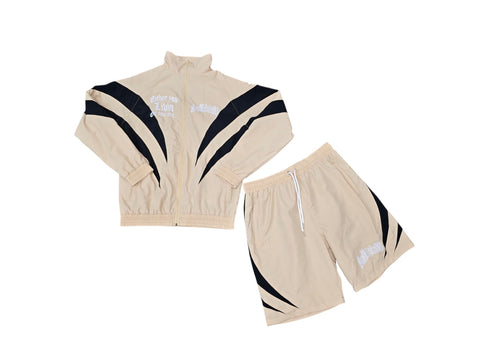 Retro Short Set Tan (XL)