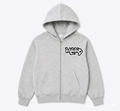 Graffiti Logo Zip Hoody Set Top (TOP Only)