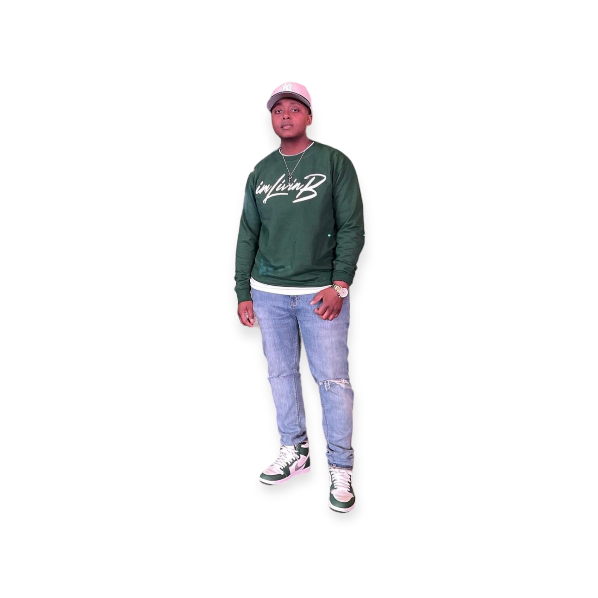 $19 Legacy Logo Crewneck Sweatshirt (Bottle Green)