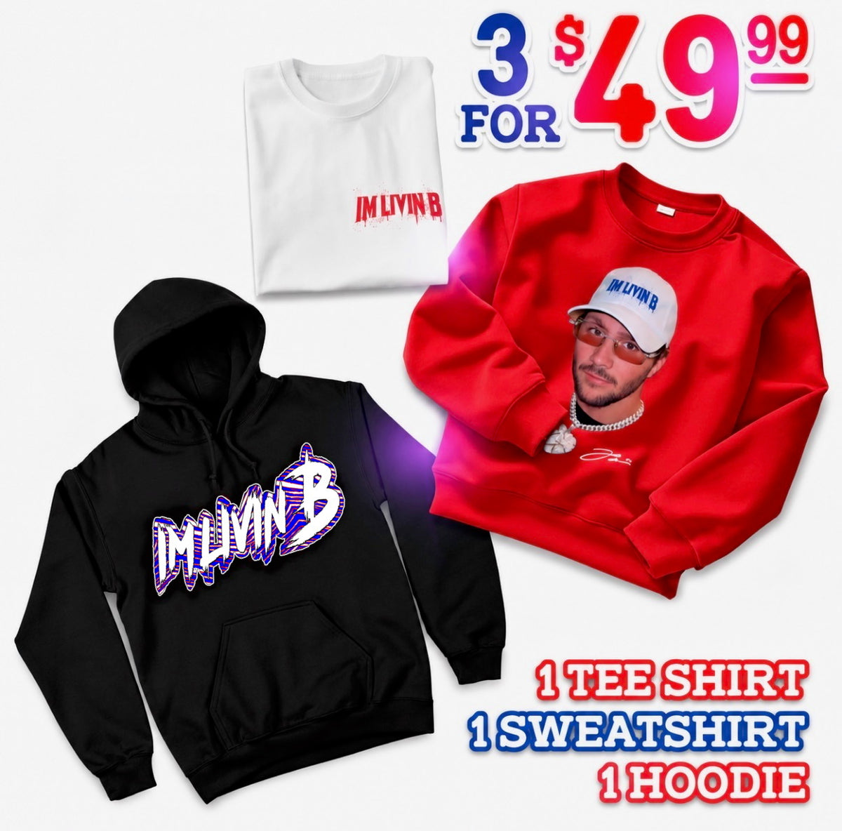 MafiaBox Black (1 Hoodie/1 Sweatshirt/1 Tee) (Copy)