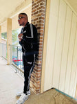 Velour Unisex Jogger Suit (Black)