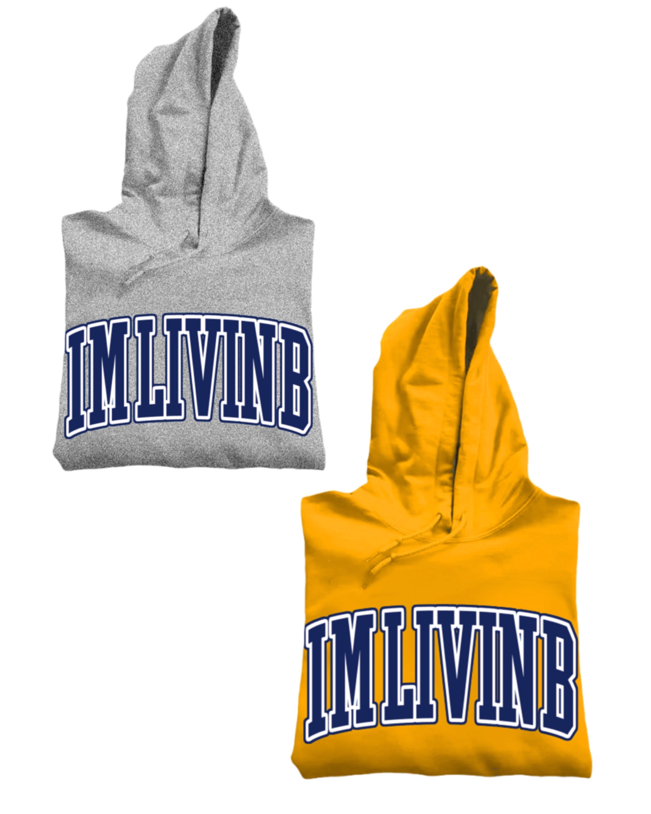 2 Hoodies $39(Grey/Yellow)