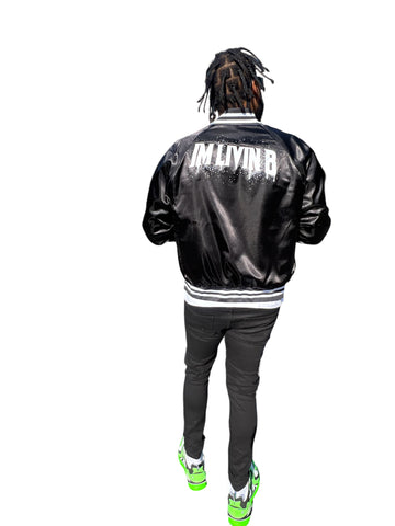 Tour Splash Satin Lightweight Jacket (JET BLACK)