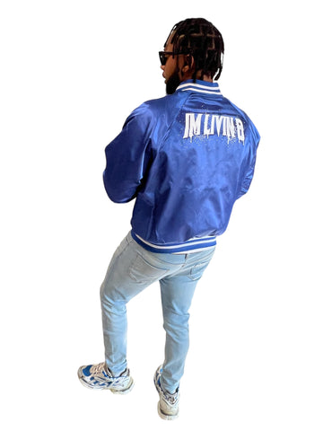 Tour Splash Logo Satin Lightweight Jacket (ROYAL)