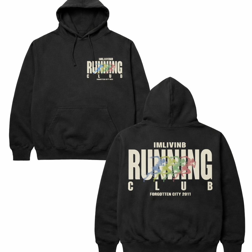 Run Club Hoody (Black)