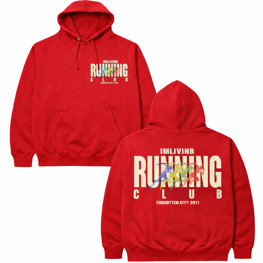 Run Club Hoody (Red)