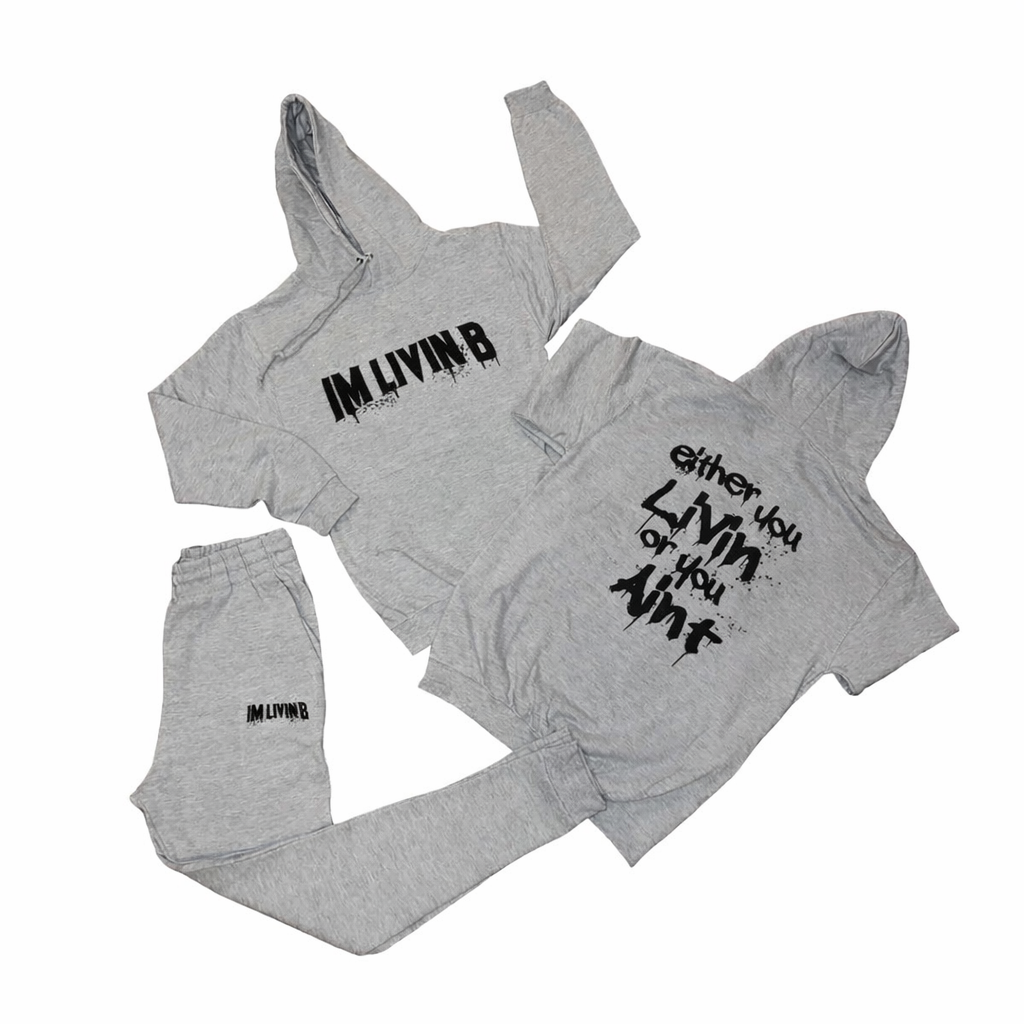 $59 Tour Splash Joggersuit (Heather/Black)