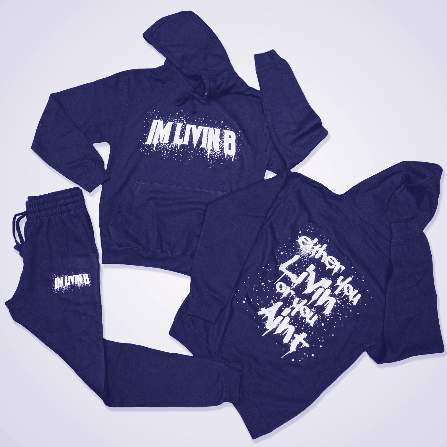 $59 Tour Splash Joggersuit (Navy)