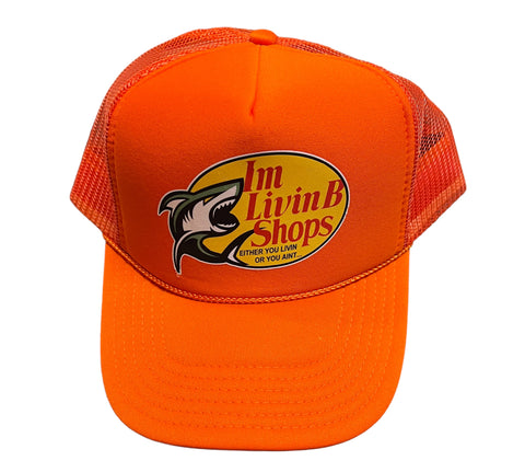 ImLivinB Shops Trucker Hat (Orange)