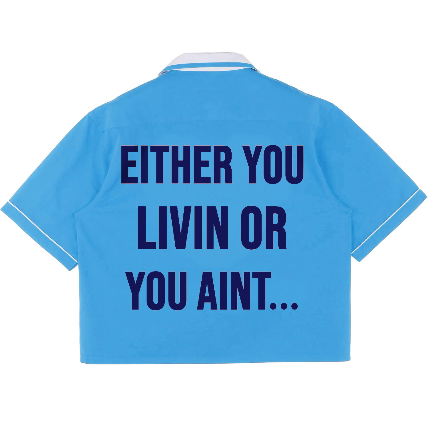 Bowling Shirt (Hawaii Blue)