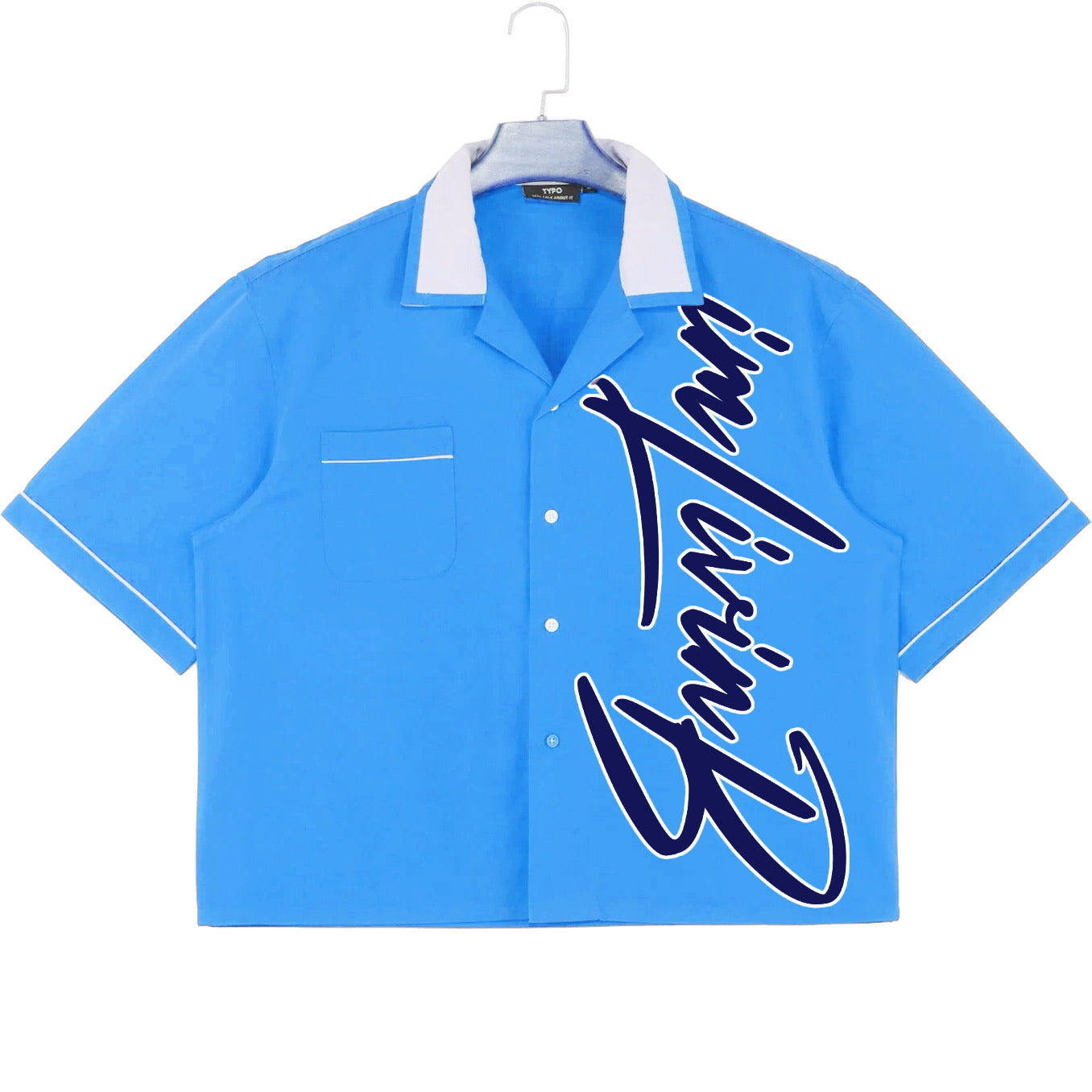 Bowling Shirt (Hawaii Blue)