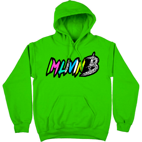 Enormous Hoody (Lime Zebra)*